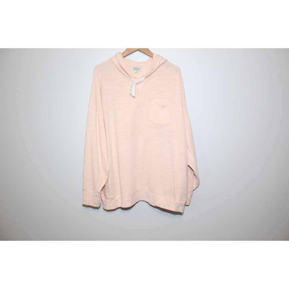J. Crew Vintage Cotton Terry Relaxed Hoodie Sweatshirt AW136 Plus Size 2X H13675 - Picture 2 of 9